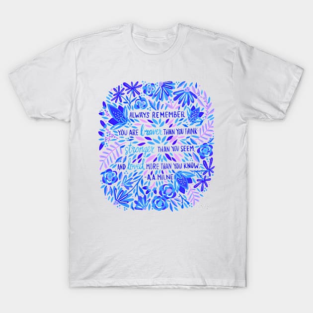 Indigo - Always Remember T-Shirt by CatCoq